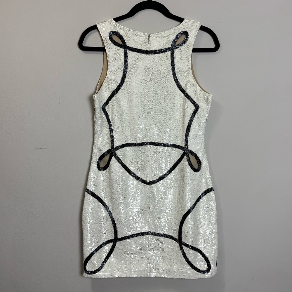 Needle & Thread Hand-Embellished Sequin Mini Dress | US 6 - Picture 4 of 8